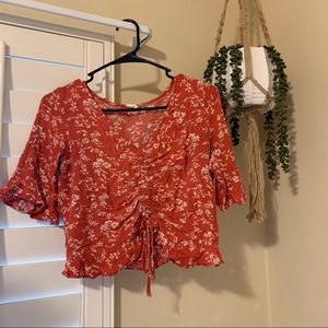 Flower Print Top